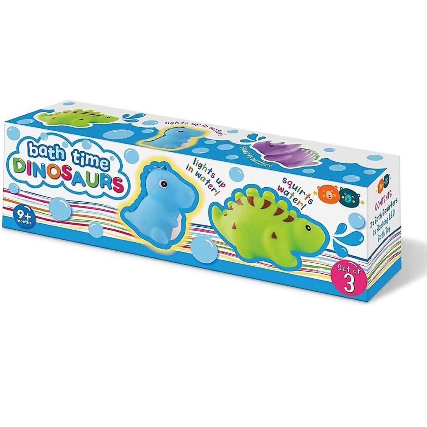 Buddy &amp; Barney - Bath Time Dinosaurs Squirters - Set Of 3 - Mh