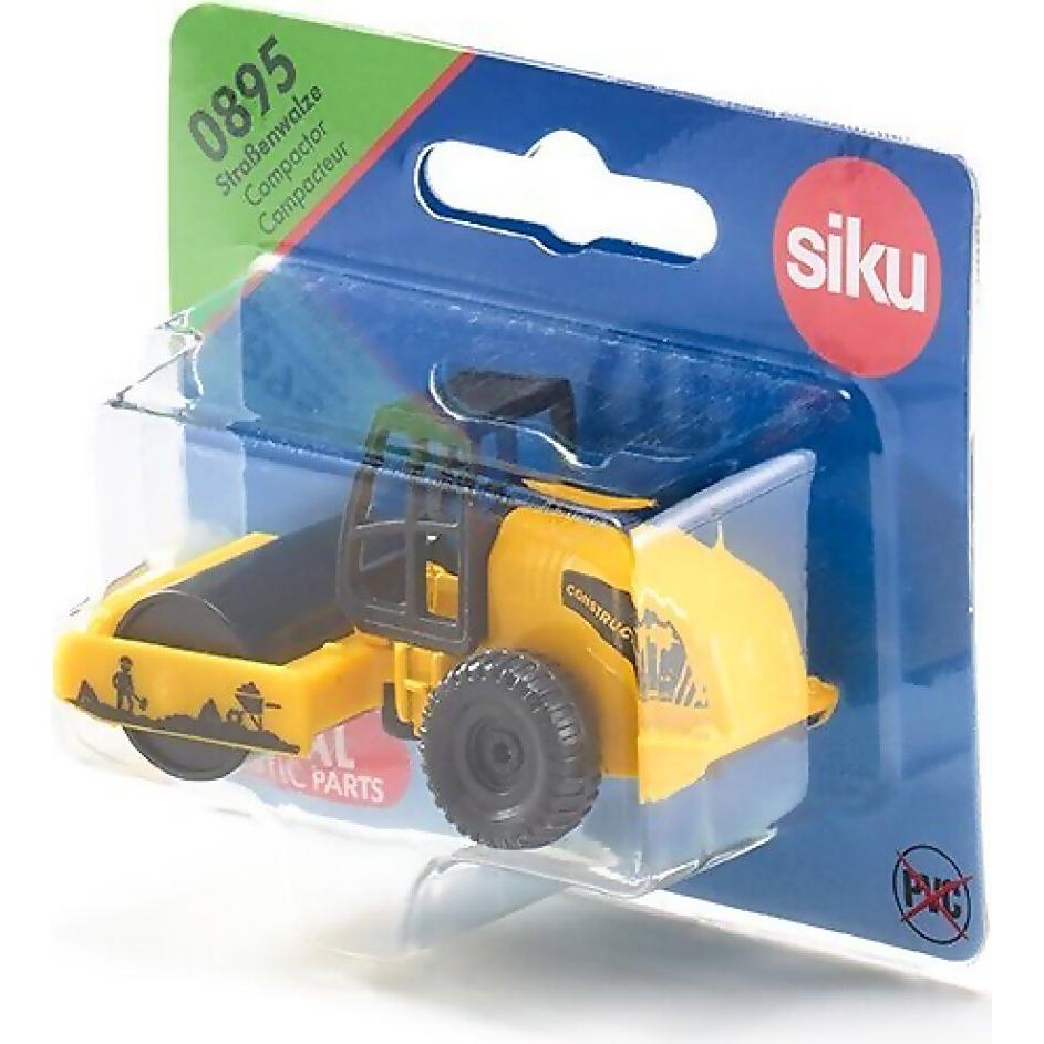 Siku - Compactor Construction Vehicle - Die-Cast - High-Quality - 1:50 Scale - No. 0895