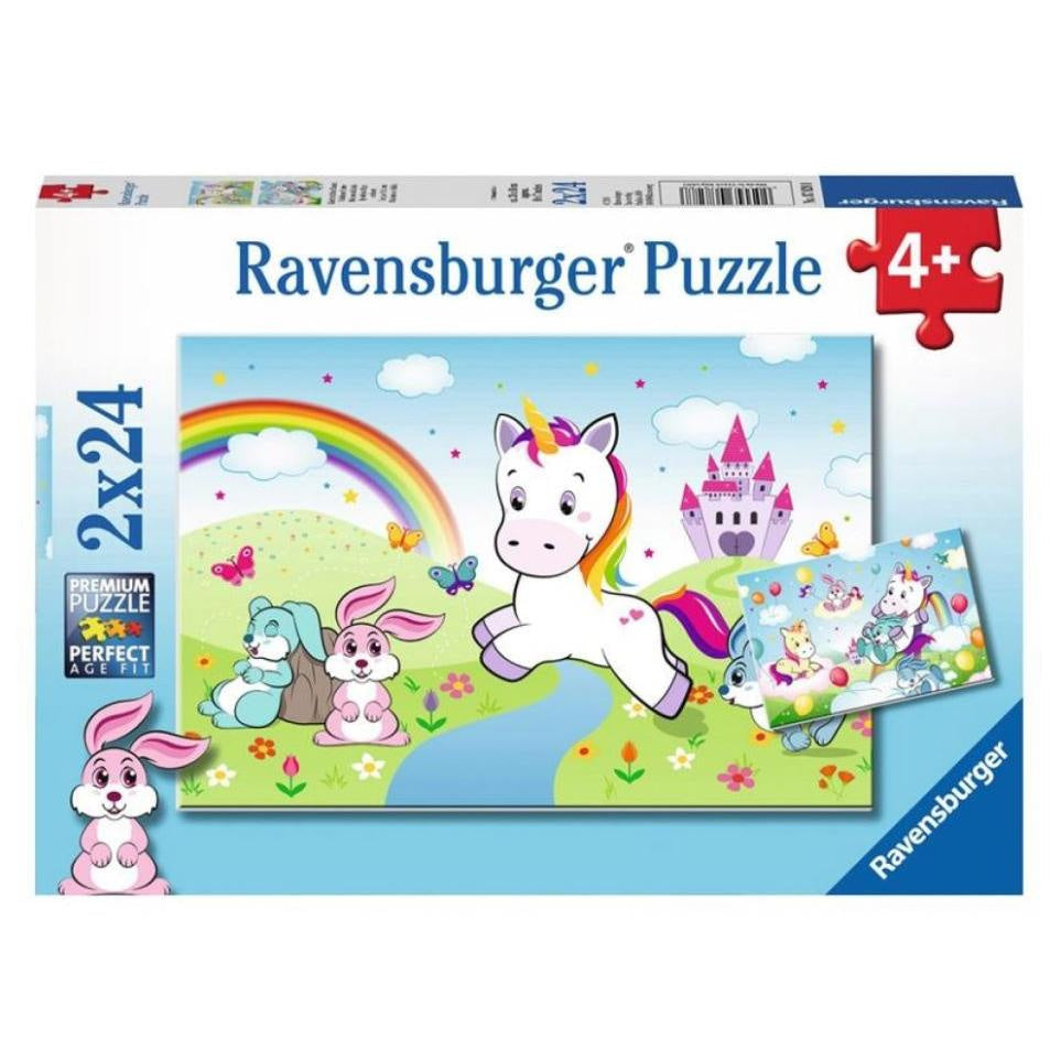 Ravensburger - Fairytale Unicorn Jigsaw Puzzle 2x24 Pieces