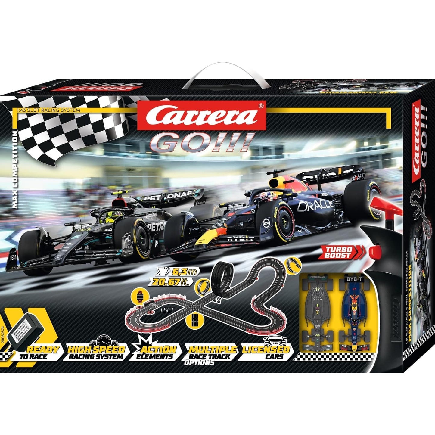 Carrera GO 1:43 - Max Competition - Slot Car Set