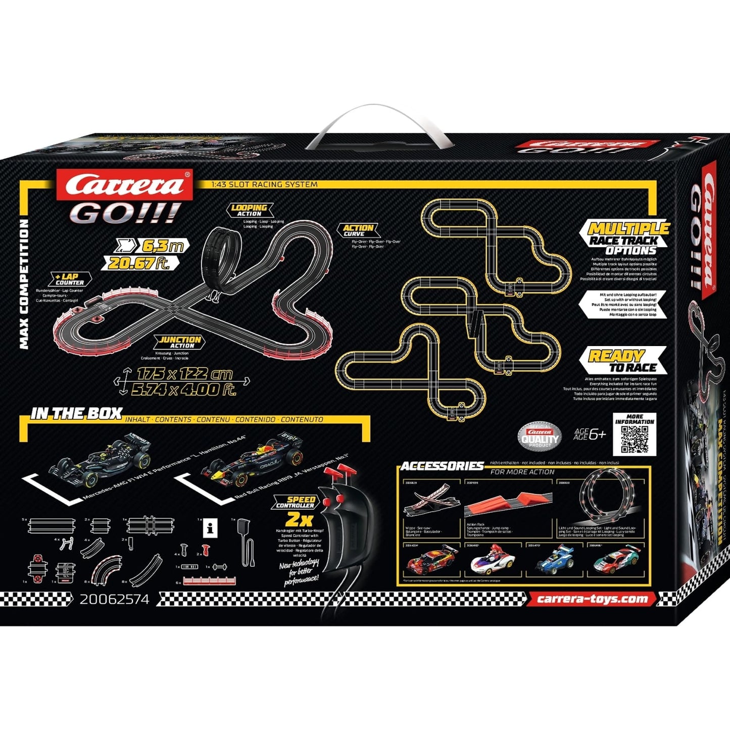 Carrera GO 1:43 - Max Competition - Slot Car Set
