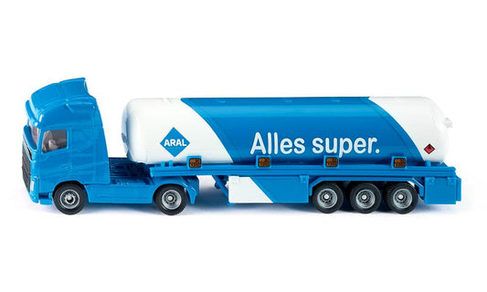 Siku - Articulated Tanker Truck With Tandem Trailer – 1:87 Scale Die-Cast Fuel Transport Model