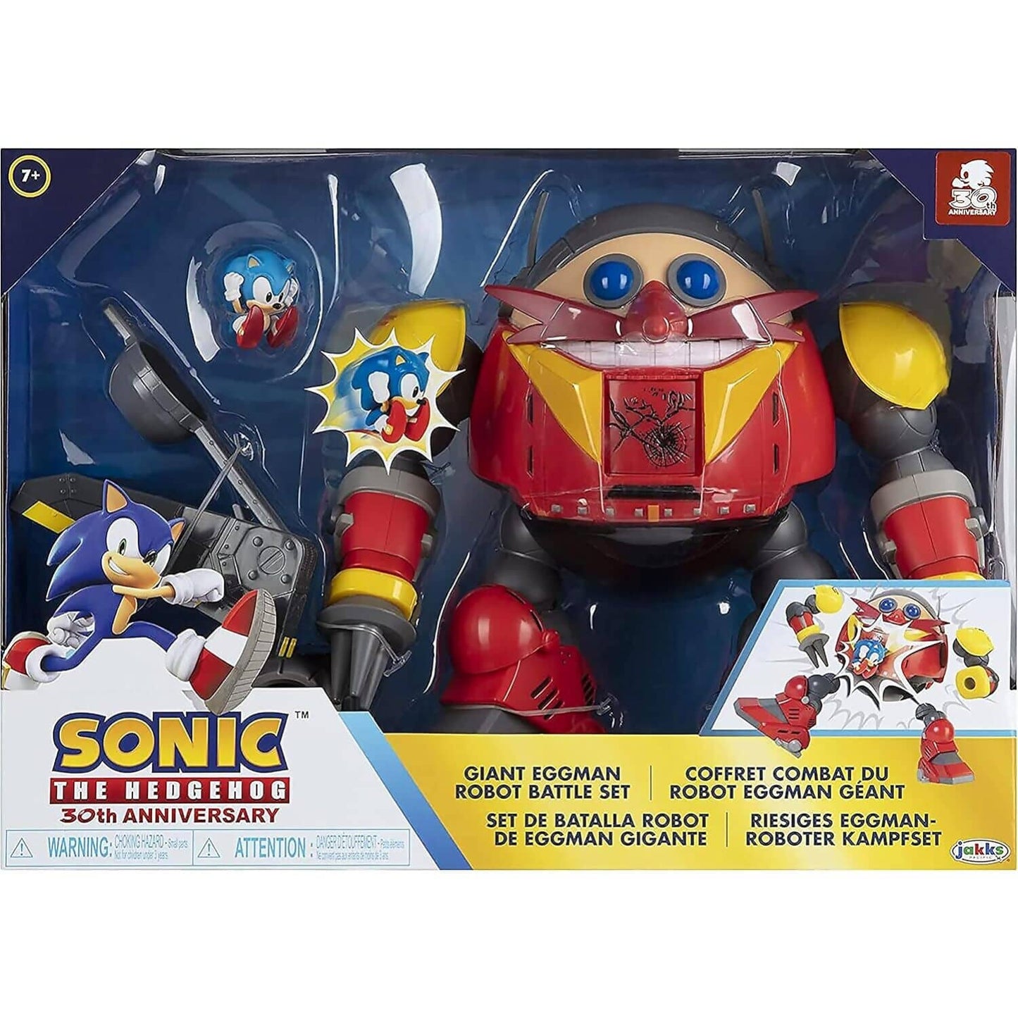 Sonic The Hedgehog - Giant Eggman Robot Battle Set With Catapult