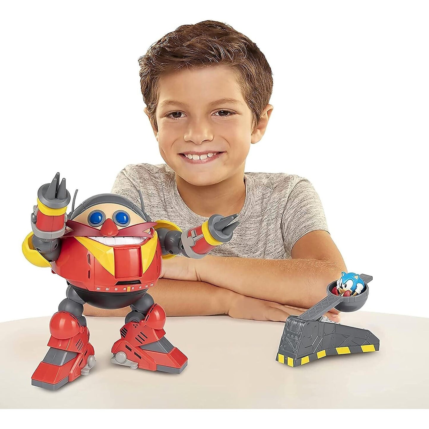 Sonic The Hedgehog - Giant Eggman Robot Battle Set With Catapult
