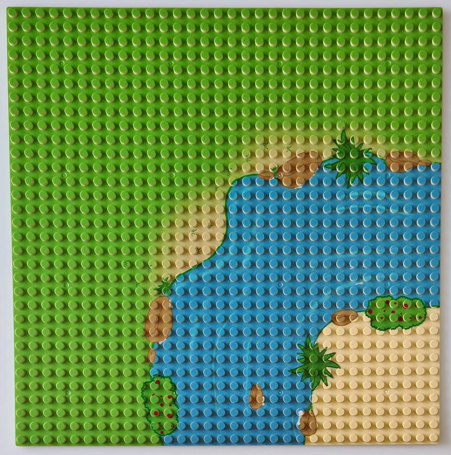 BASEPLATE 32x32 Studs River Corner Generic