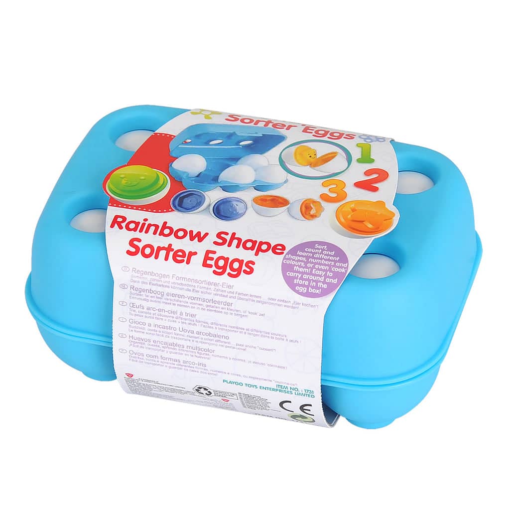 Playgo Toys Ent. Ltd. - Rainbow Shape Sorter Eggs