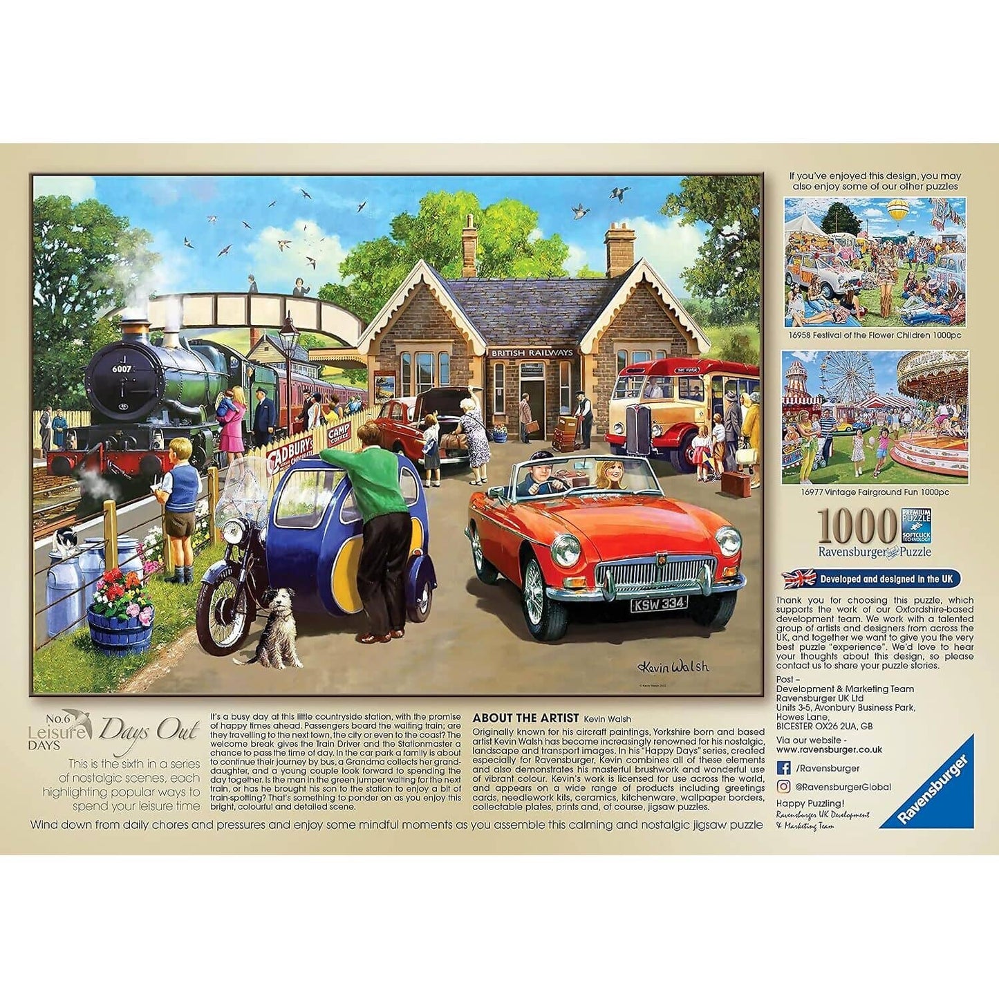 Ravensburger - Leisure Days No6 Days Out Jigsaw Puzzle 1000 Pieces