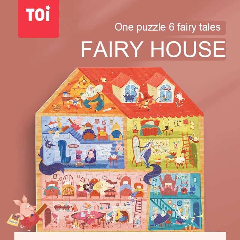 Toi - Fairy House Jigsaw Puzzle 136 Pieces