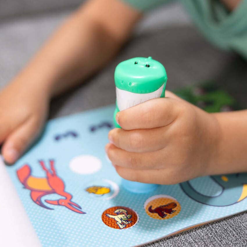 Melissa & Doug - Sticker Wow! Activity Pad & Sticker Stamper - Dinosaur