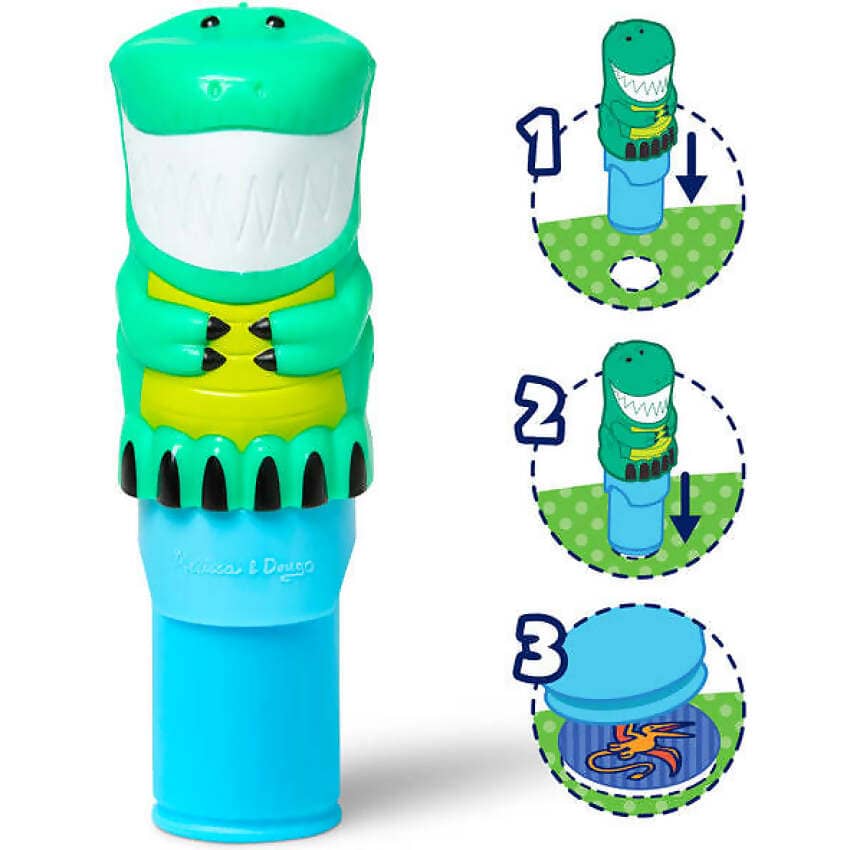 Melissa & Doug - Sticker Wow! Activity Pad & Sticker Stamper - Dinosaur