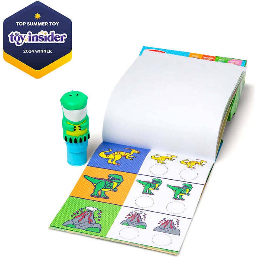 Melissa & Doug - Sticker Wow! Activity Pad & Sticker Stamper - Dinosaur