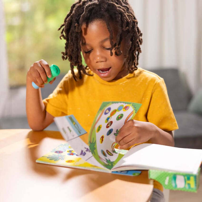 Melissa & Doug - Sticker Wow! Activity Pad & Sticker Stamper - Dinosaur