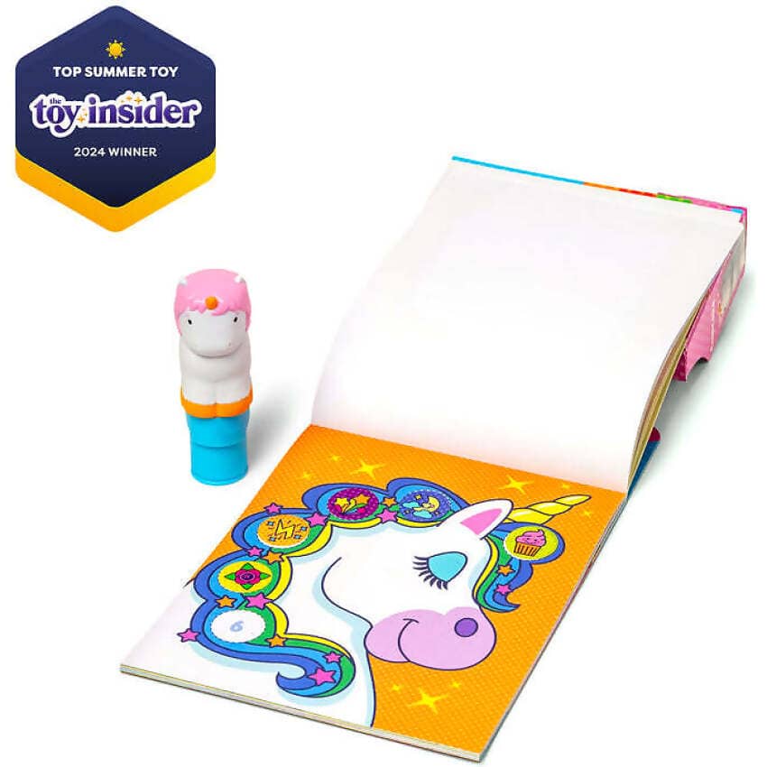 Melissa & Doug - Sticker Wow! Activity Pad & Sticker Stamper - Unicorn