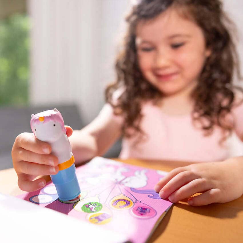 Melissa & Doug - Sticker Wow! Activity Pad & Sticker Stamper - Unicorn