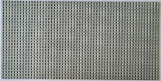 BASEPLATE  28x56 Studs L/grey Generic