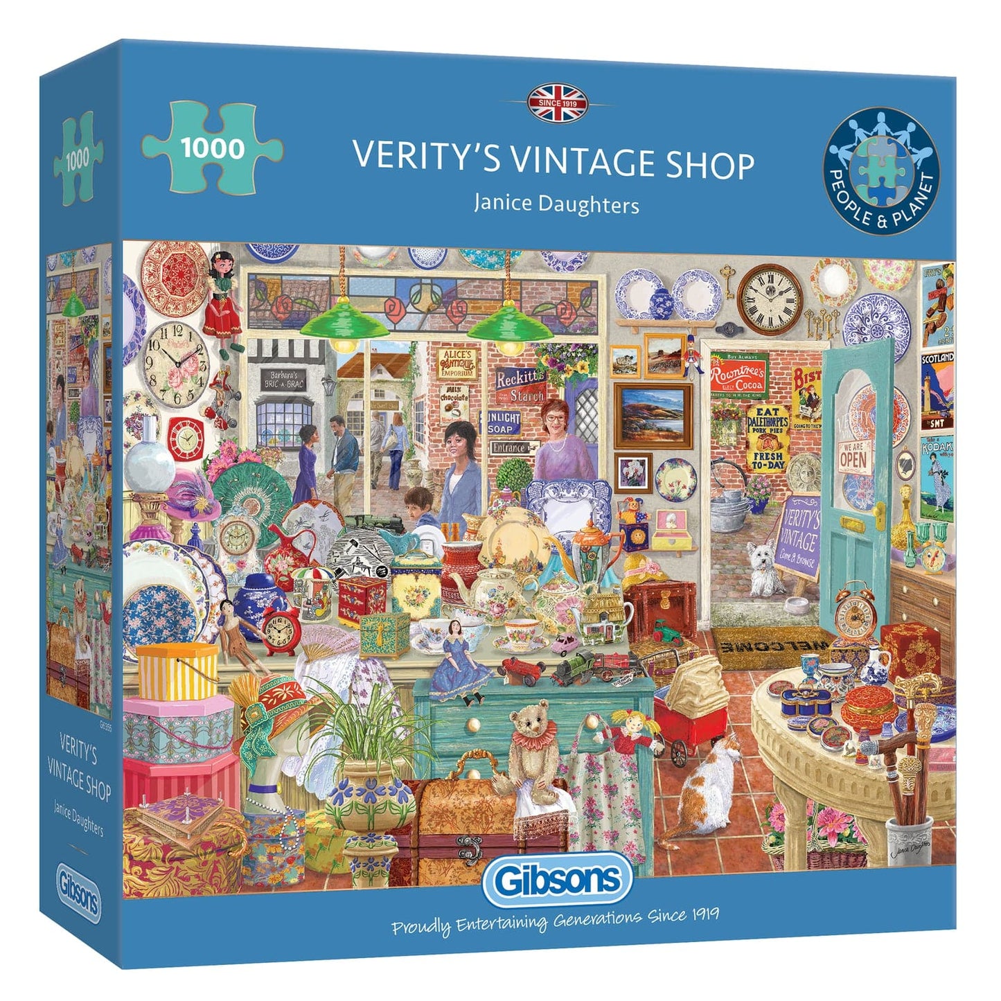 Gibsons - Veritys Vintage Shop - Jigsaw Puzzle 1000 Pieces