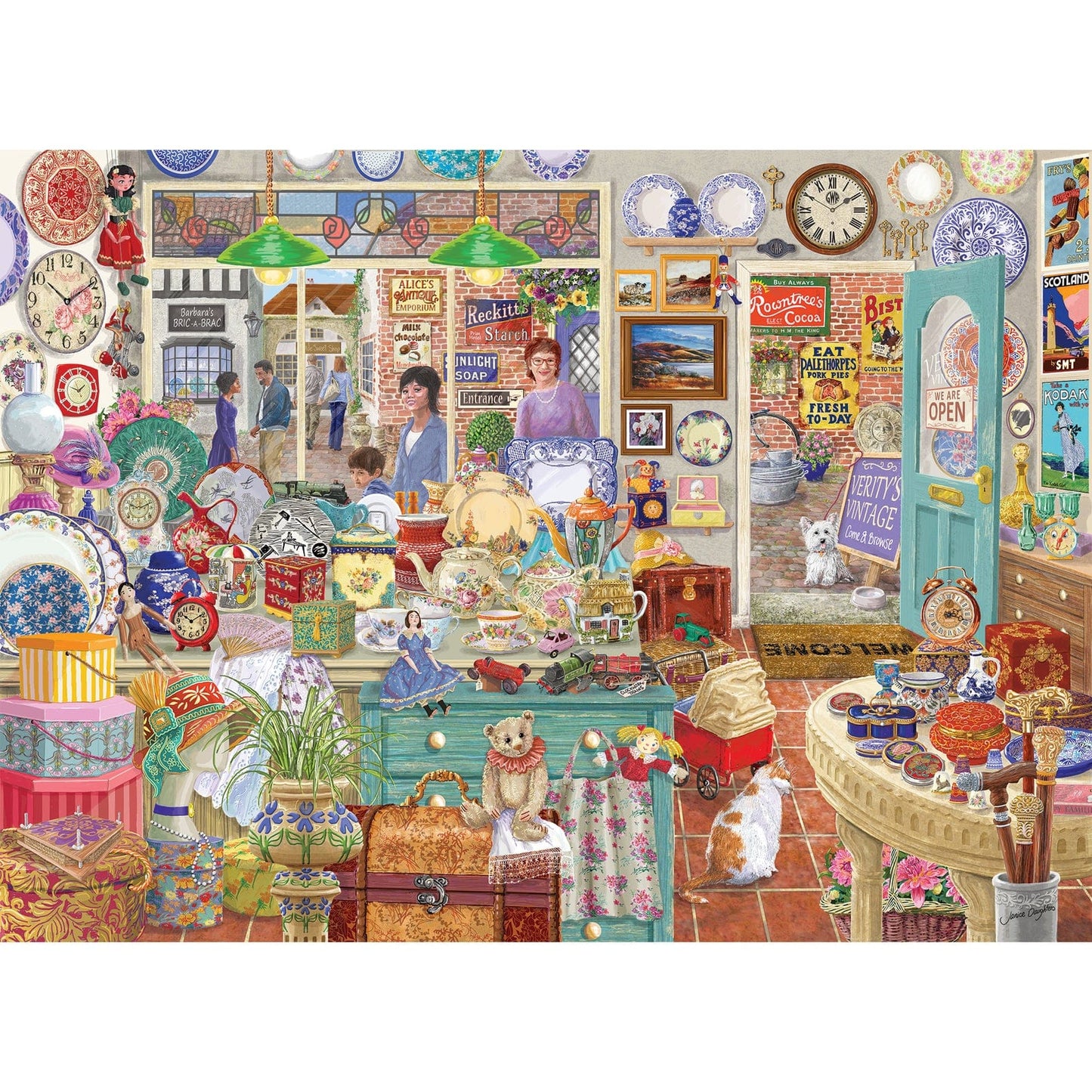 Gibsons - Veritys Vintage Shop - Jigsaw Puzzle 1000 Pieces