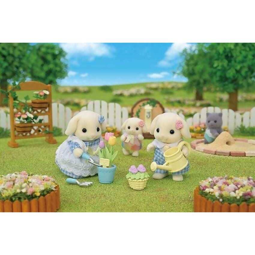 Sylvanian Families - Blossom Gardening Set Flora Rabbit Sister & Brother