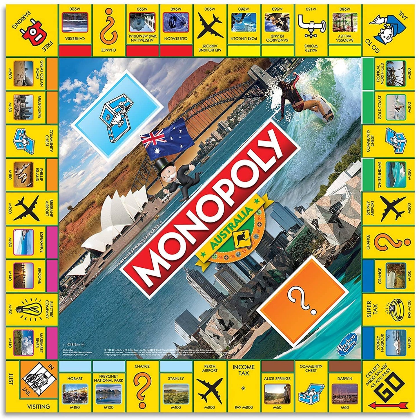 Monopoly -  Australia Special Edition Family Board Game - Australia's Best-loved Board Game Hasbro