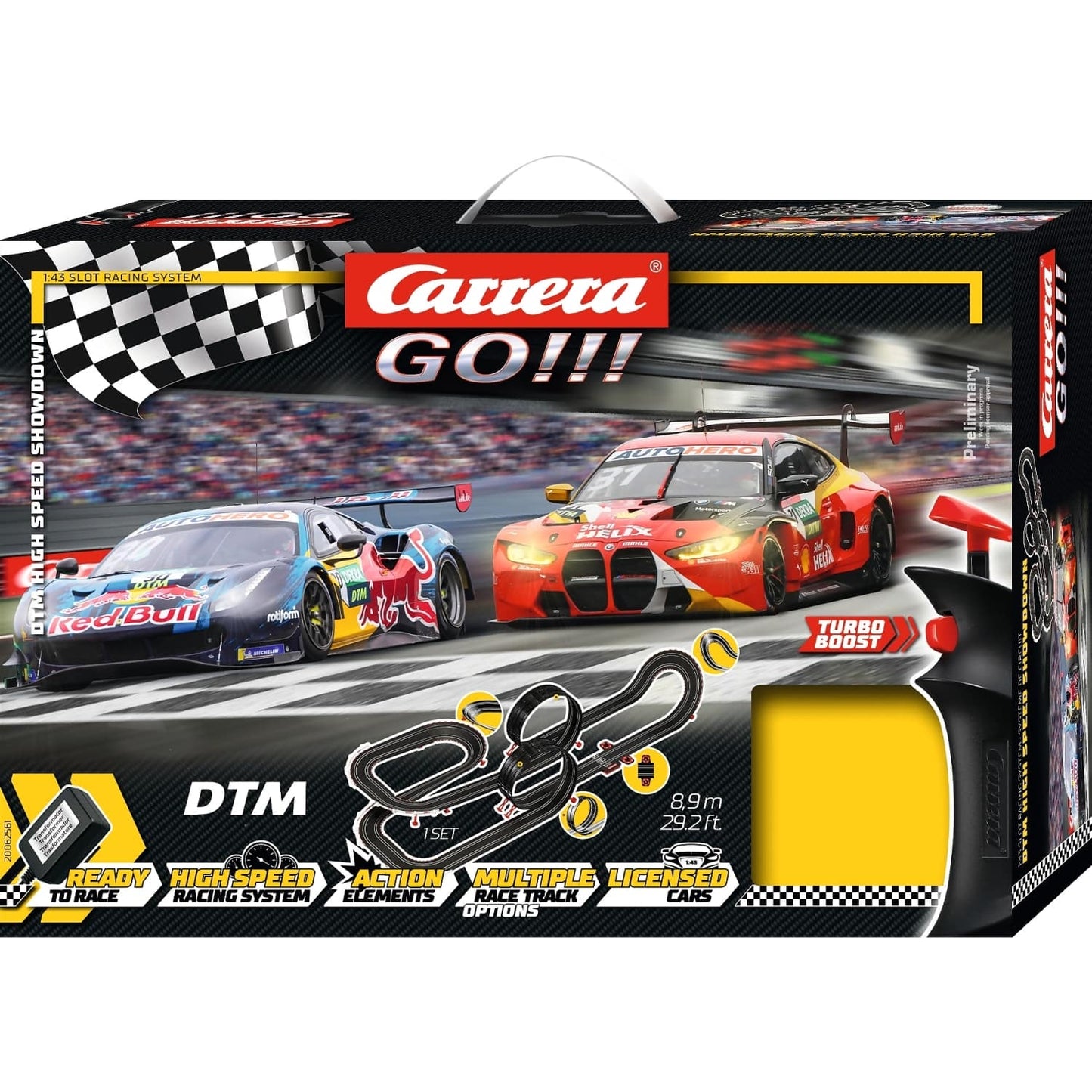Carrera Go 1:43 DTM High Speed Showdown - Slot Car Set