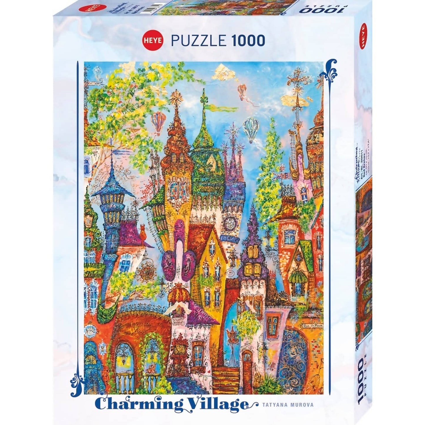 Heye - Charming Village Red Arches Jigsaw Puzzle 1000 Pieces