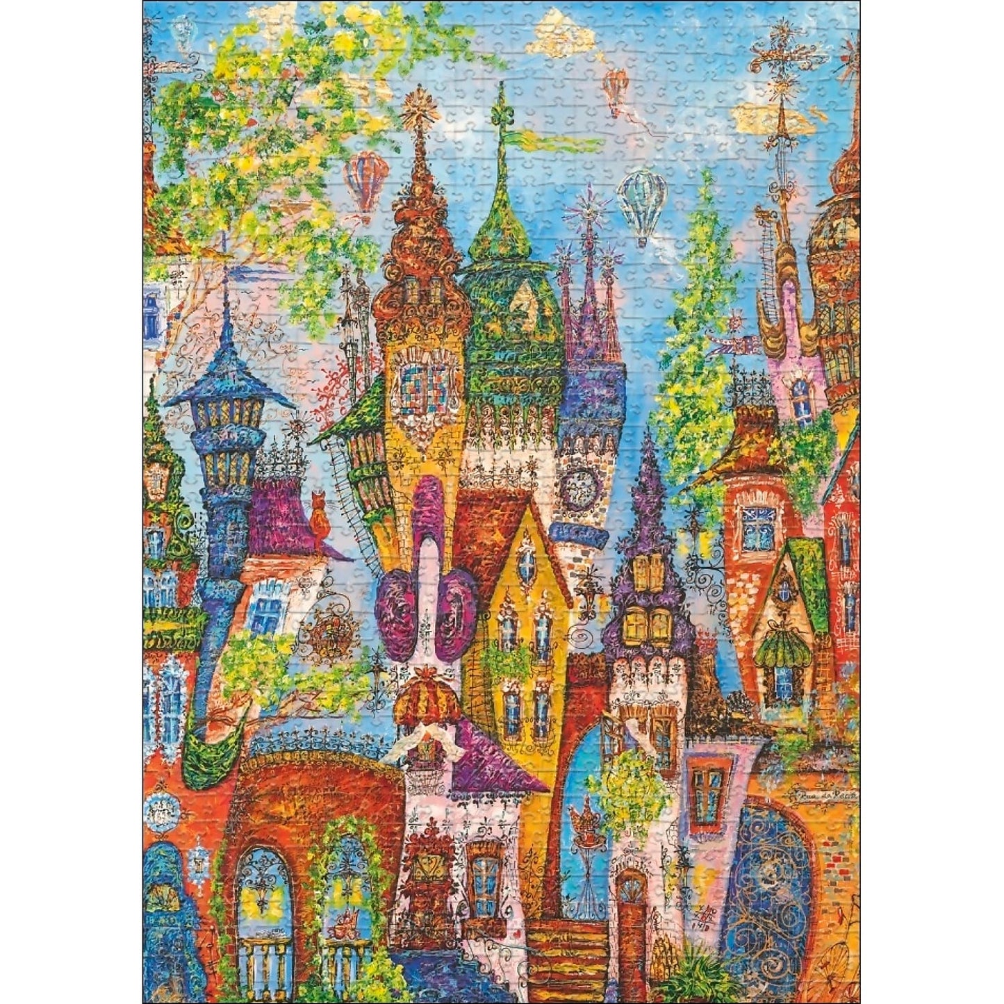 Heye - Charming Village Red Arches Jigsaw Puzzle 1000 Pieces