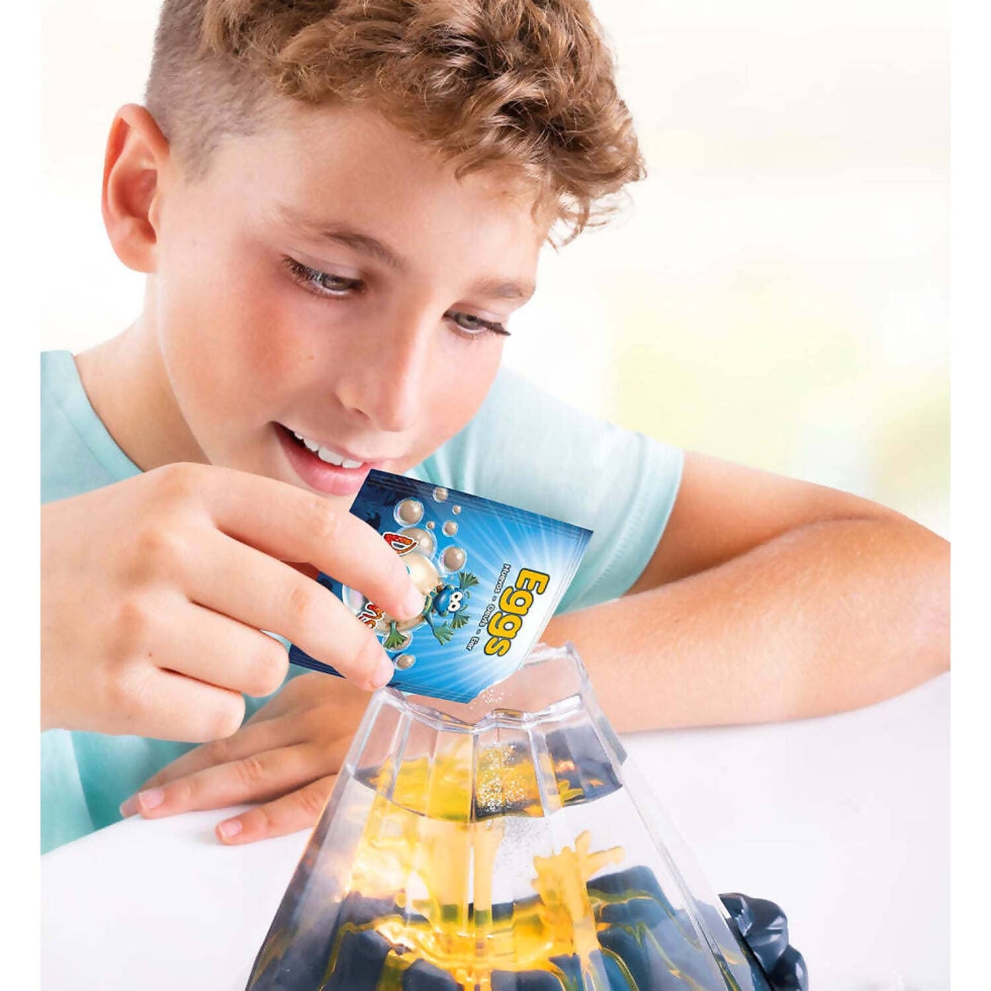 Aqua Dragons - Red Aqua Dragons - Volcano Tank With Flickering Lava Led Light Up Base