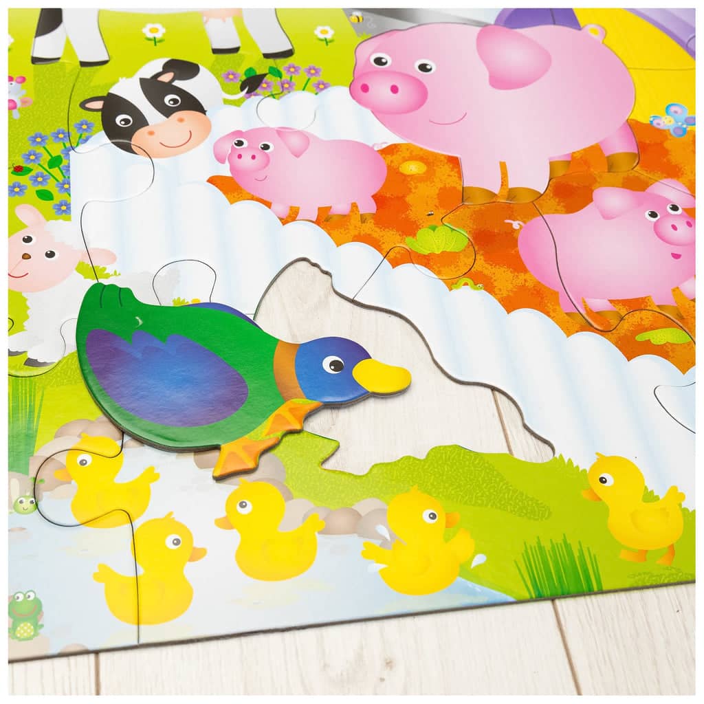 GALT - Giant Floor Puzzle - Farm - Educational Activity Kit