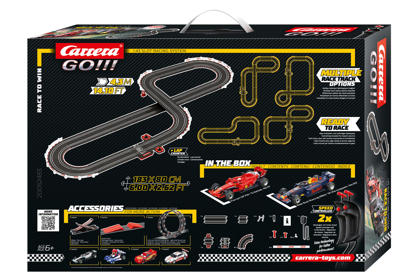 CARRERA GO 1:43 RACE TO WIN F1 SET 20062483 ZI72662483