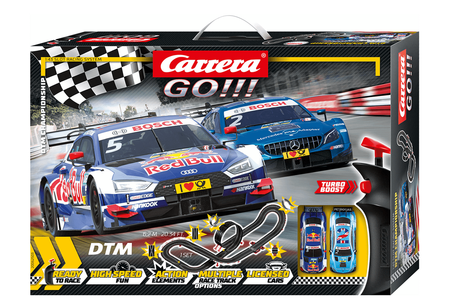CARRERA GO 1:43 DTM CHAMPIONSHIP SET 20062503 ZI72662503