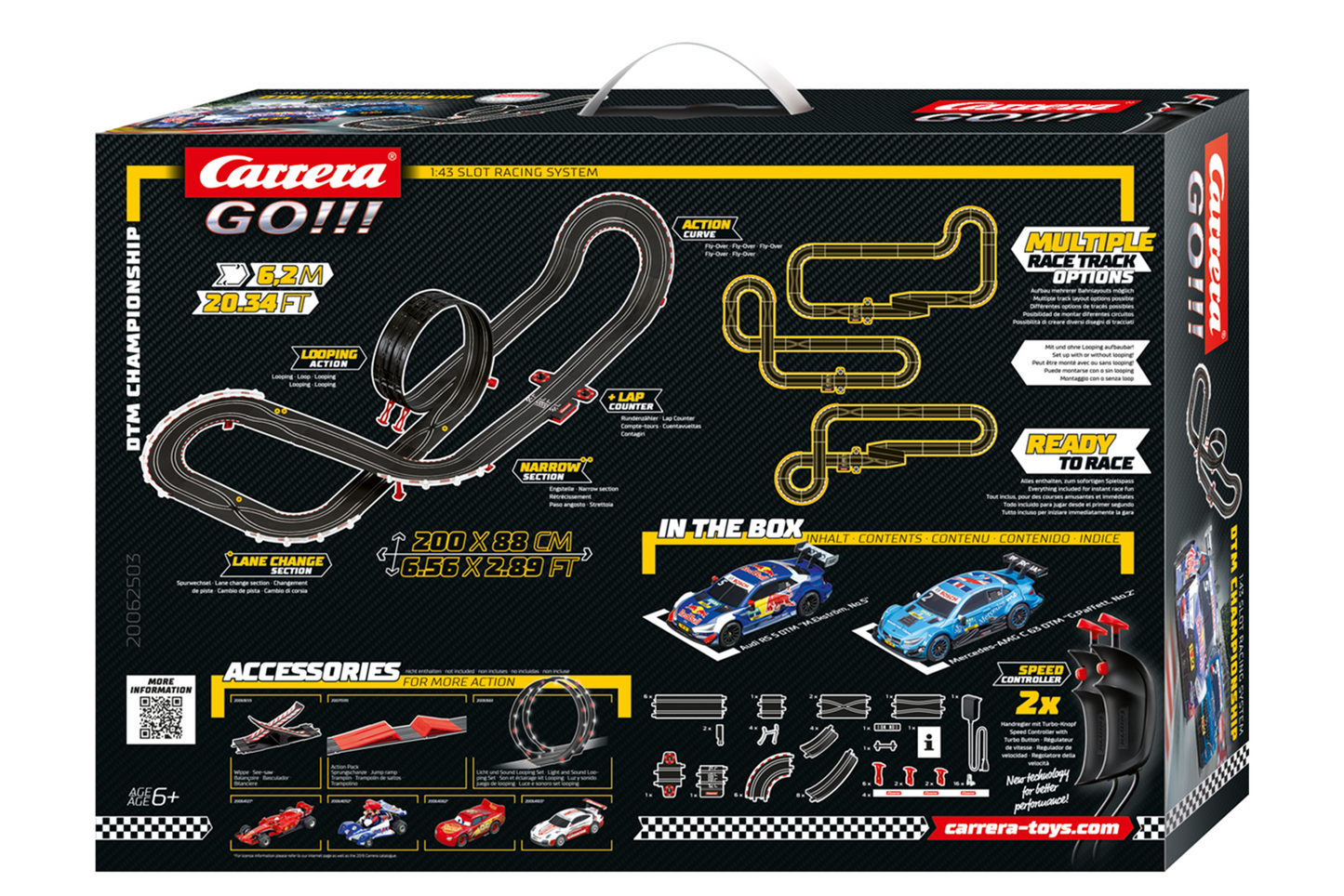 CARRERA GO 1:43 DTM CHAMPIONSHIP SET 20062503 ZI72662503