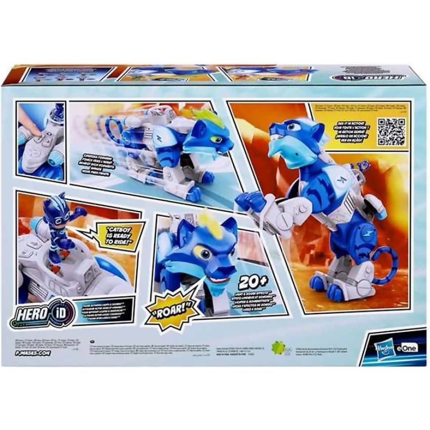 Pj Masks - Animal Power Charge And Roar Power Cat Preschool Toy Motorized Toy With 20+ Lights And Sounds 3 Years And Up