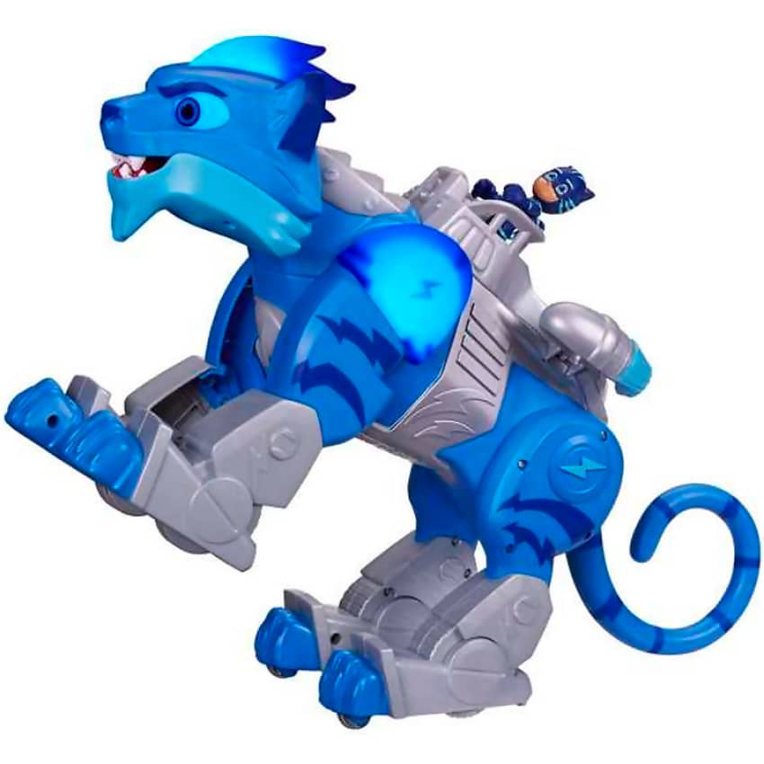 Pj Masks - Animal Power Charge And Roar Power Cat Preschool Toy Motorized Toy With 20+ Lights And Sounds 3 Years And Up