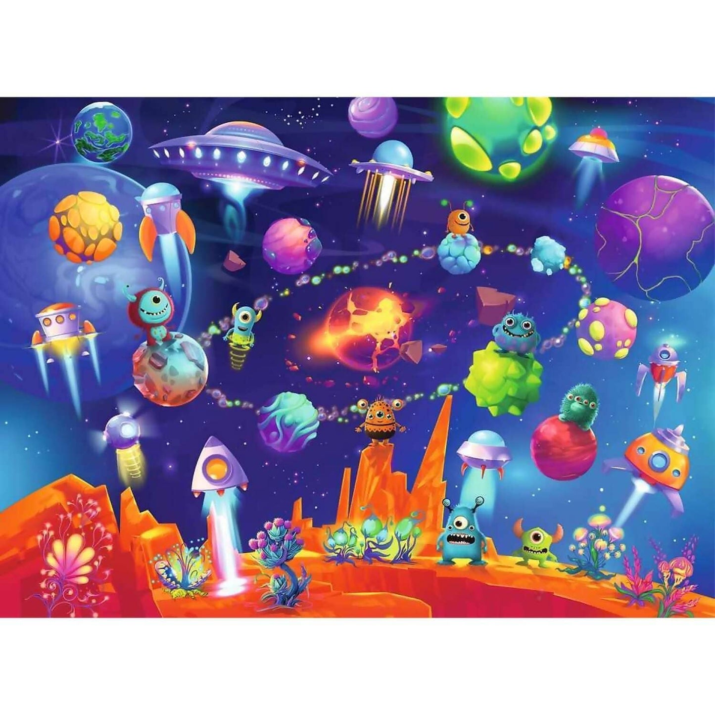Ravensburger - Space Aliens Jigsaw Puzzle 60pc