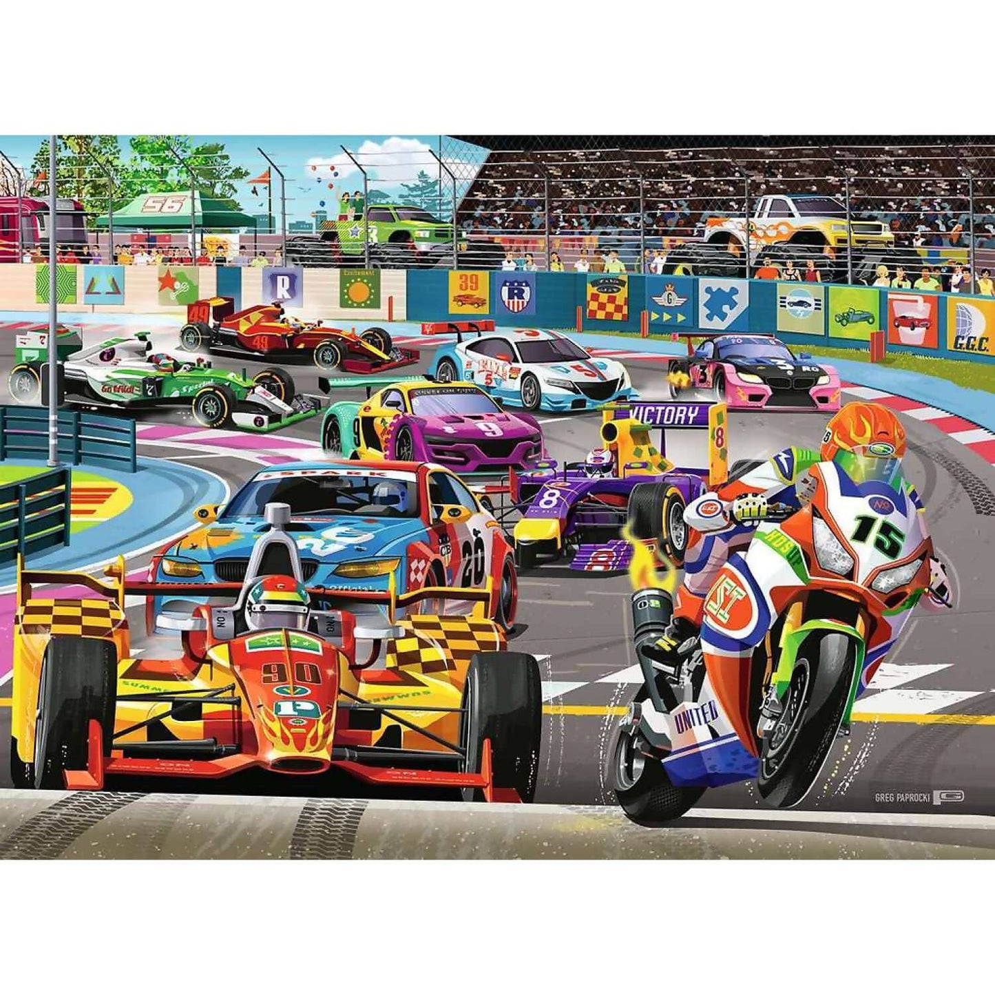 Ravensburger - Racetrack Rally Jigsaw Puzzle 60pc