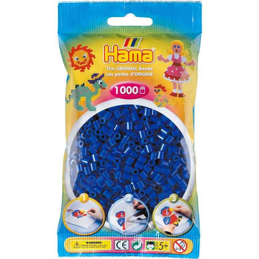 Hama - Beads 1000 Pieces Bag Blue - Gdhama