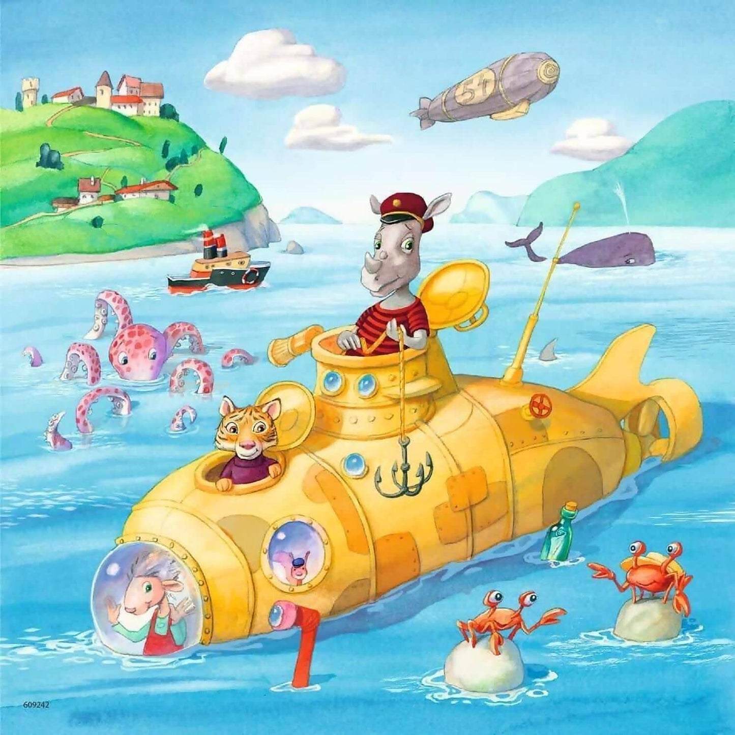 Ravensburger - Water Vehicles Jigsaw Puzzle 3 X 49pc