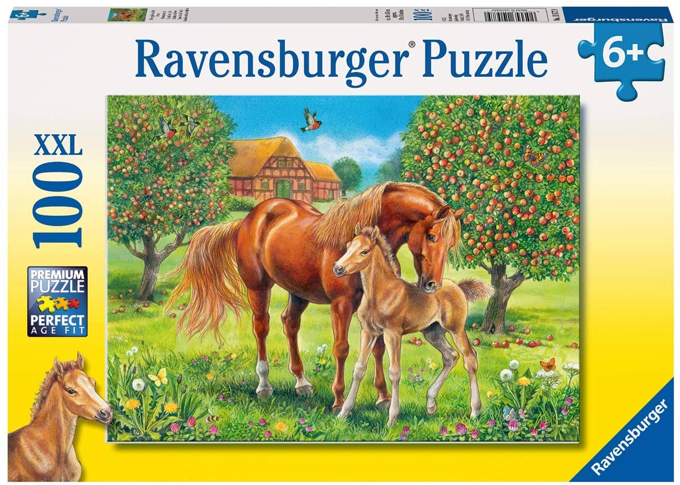 Ravensburger - Horses In The Field Jigsaw Puzzle 100 Pieces