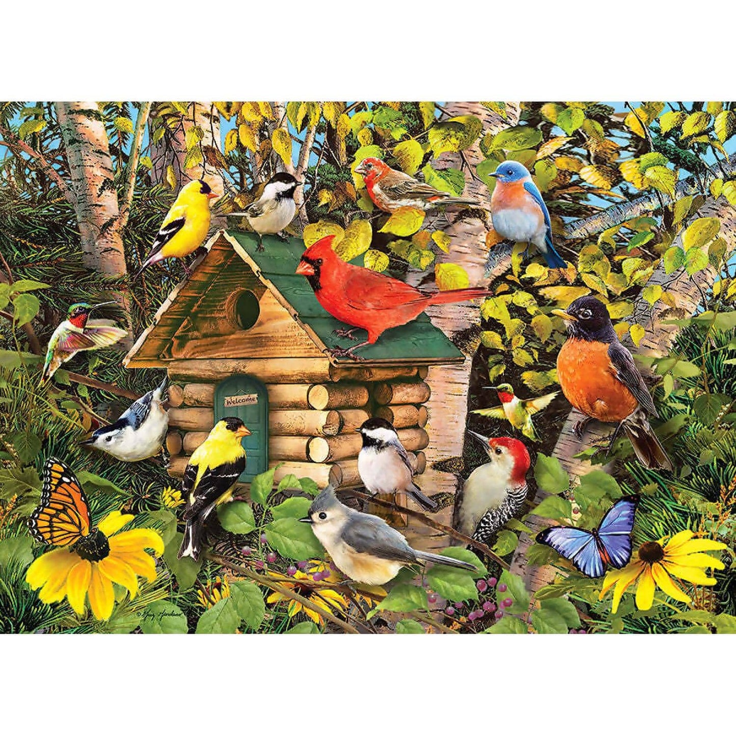 Cobble Hill - Bird Cabin - Jigsaw Puzzle 1000 Pieces
