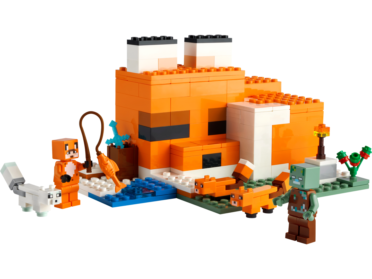 LEGO 21178 The Fox Lodge - Minecraft