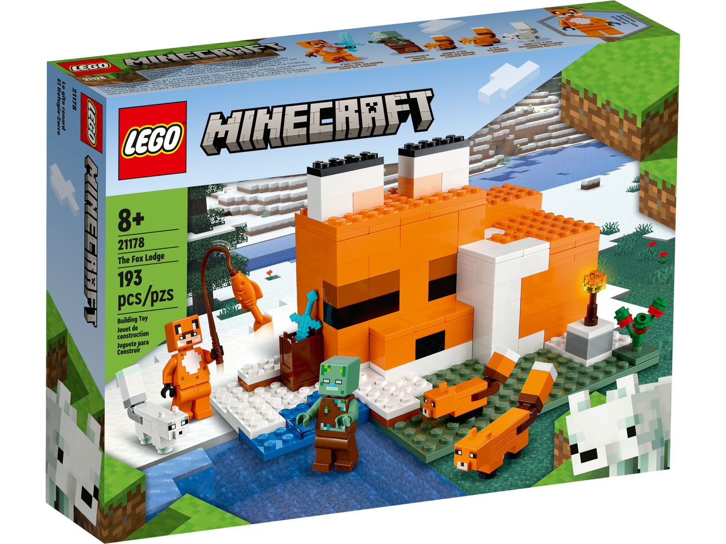 LEGO 21178 The Fox Lodge - Minecraft