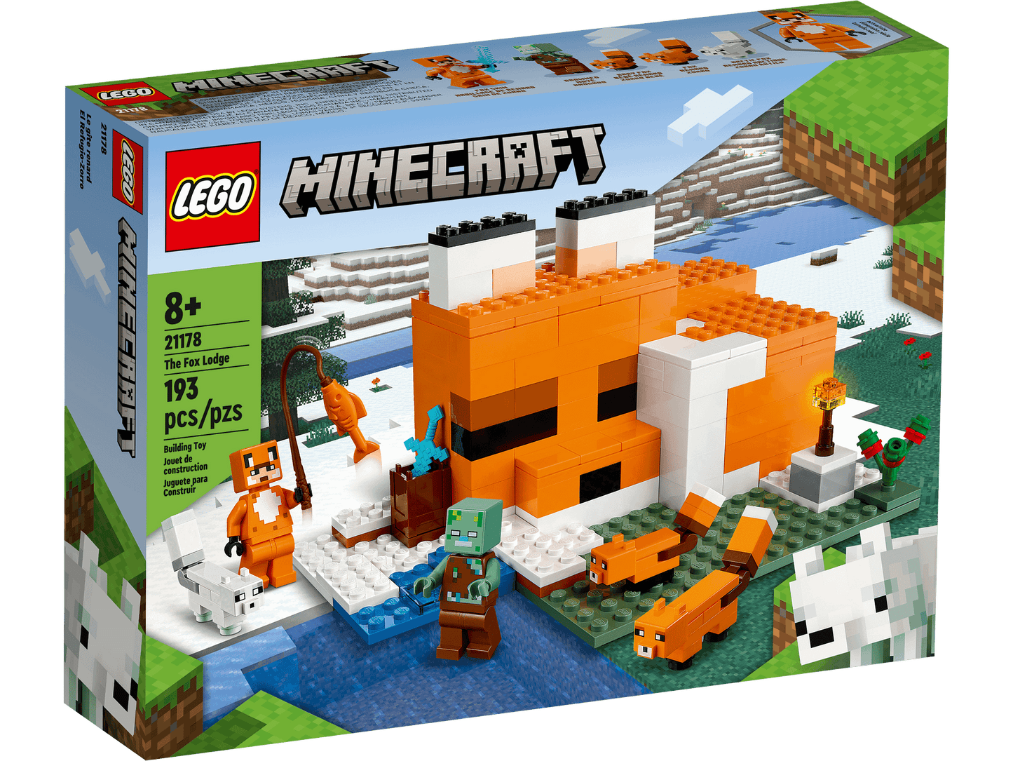 LEGO 21178 The Fox Lodge - Minecraft