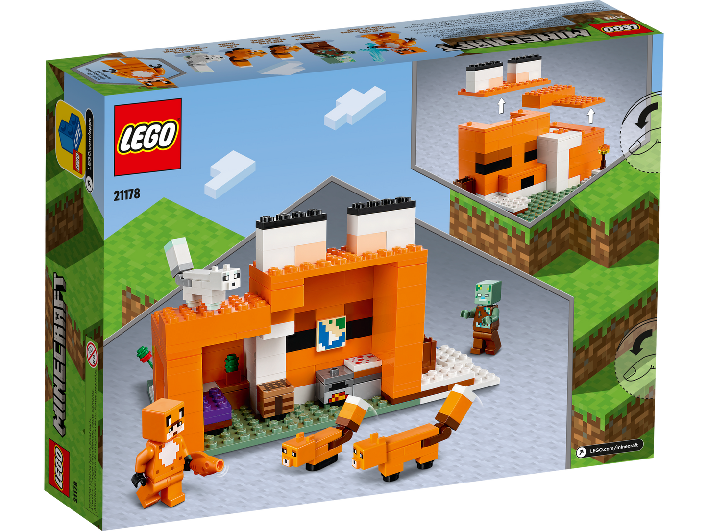 LEGO 21178 The Fox Lodge - Minecraft