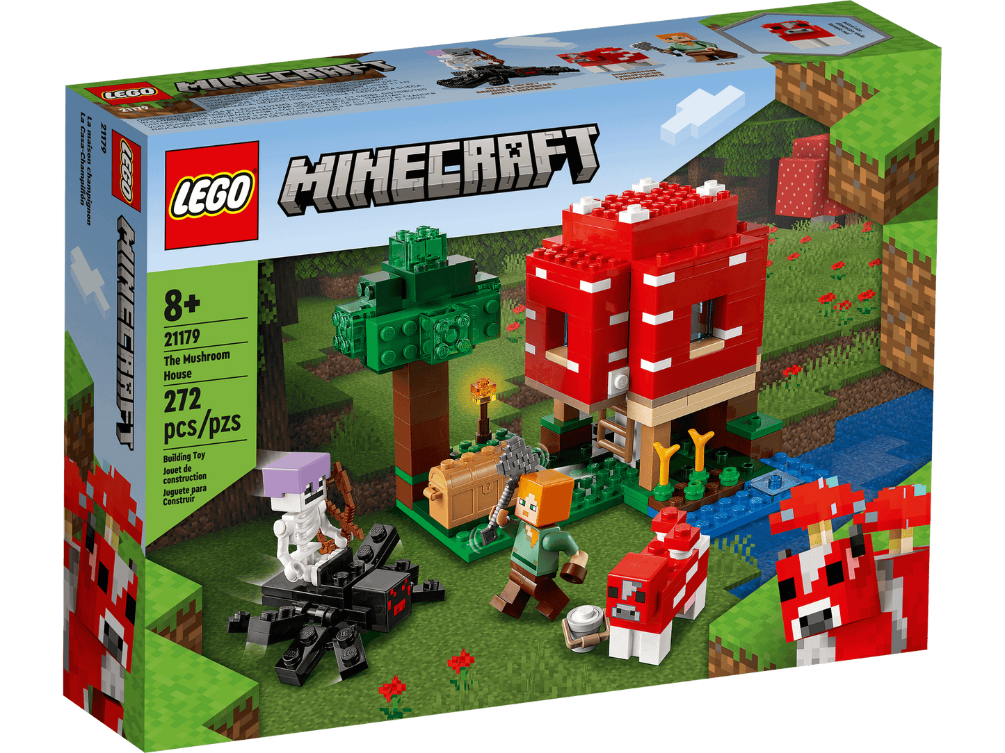 LEGO 21179 The Mushroom House - Minecraft