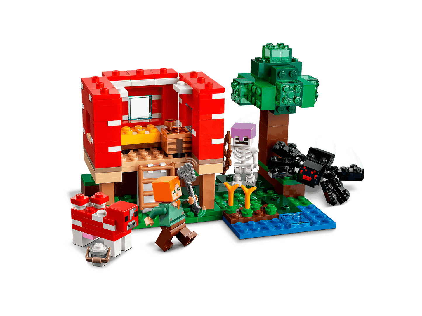 LEGO 21179 The Mushroom House - Minecraft