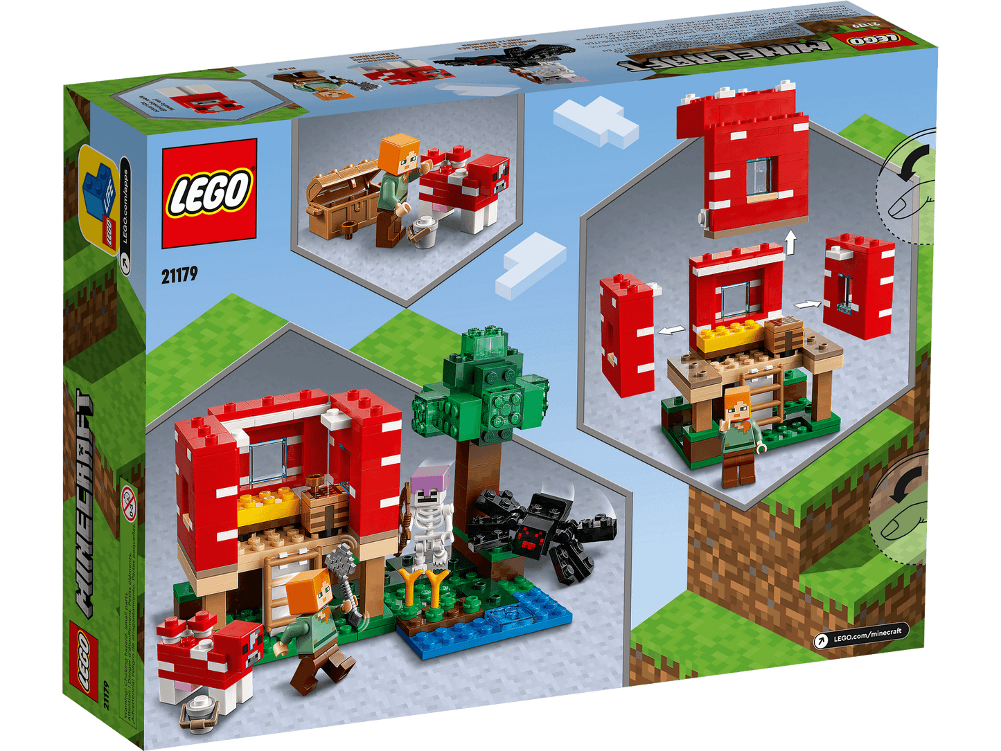 LEGO 21179 The Mushroom House - Minecraft
