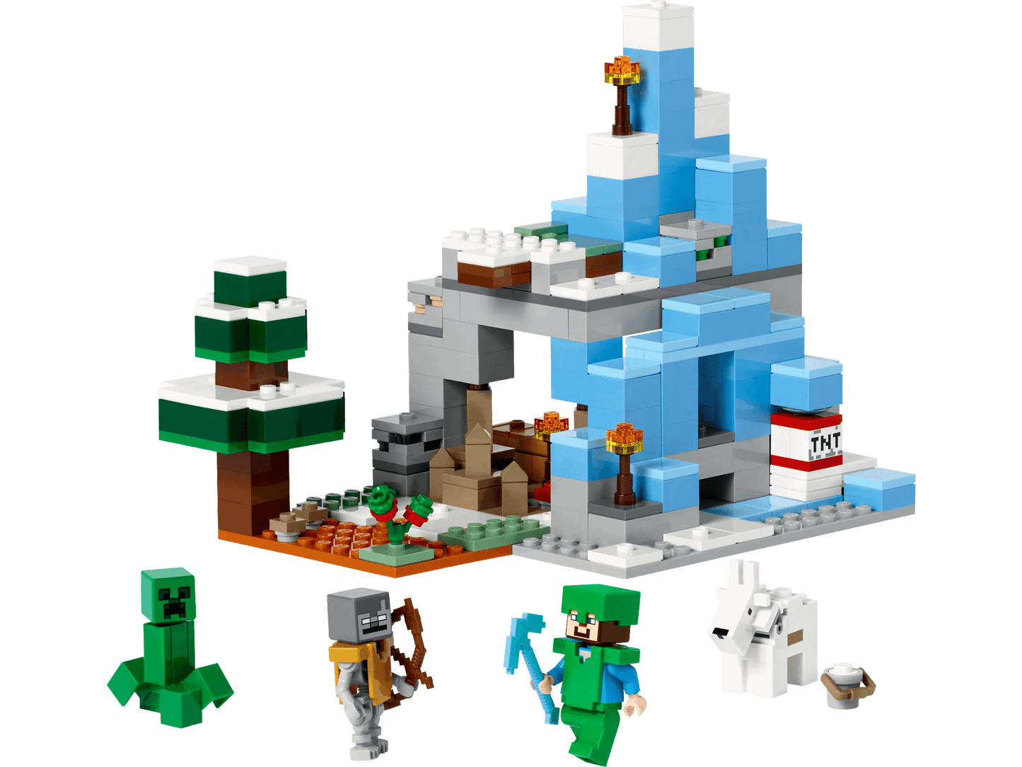 LEGO 21243 The Frozen Peaks - Minecraft