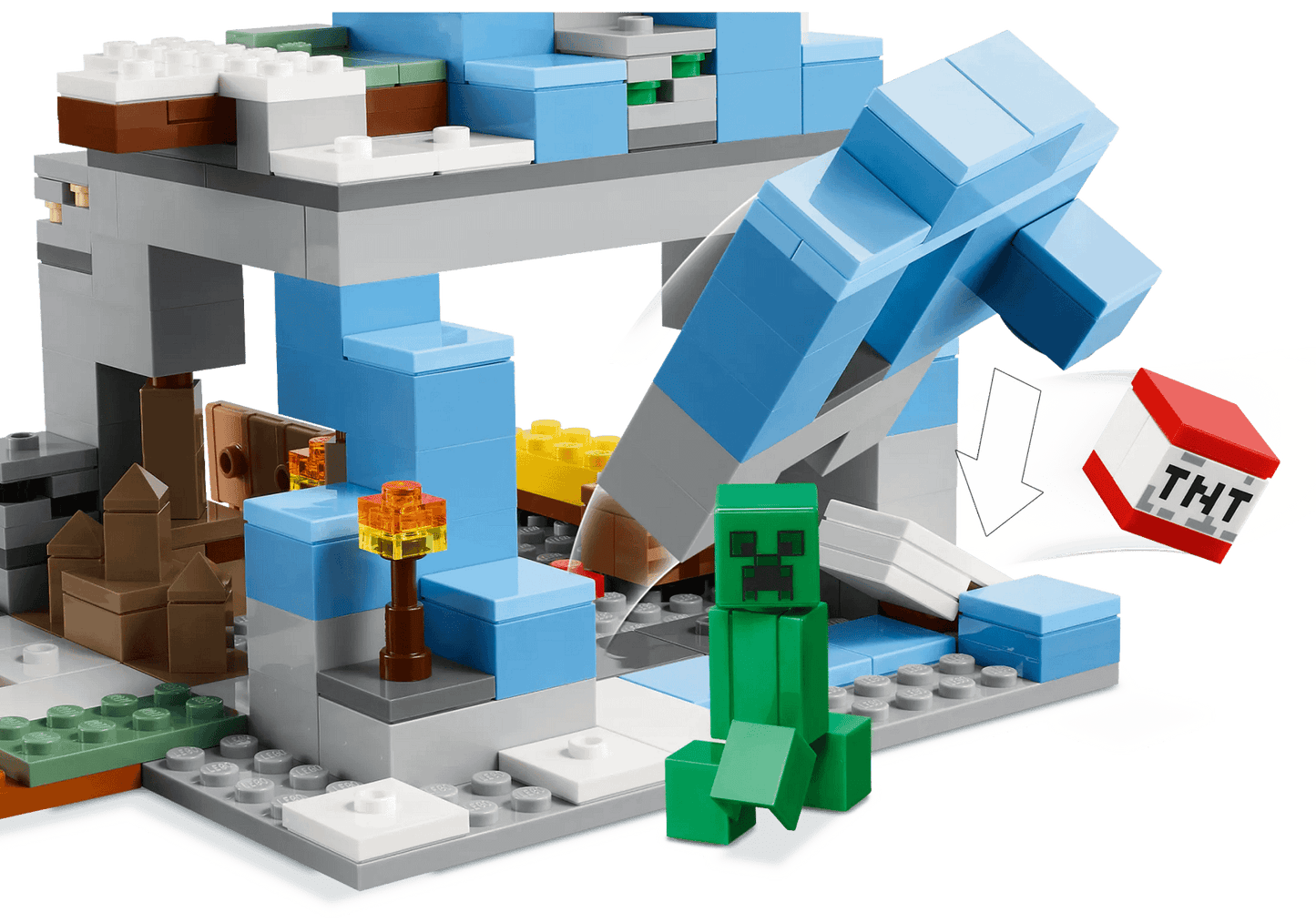 LEGO 21243 The Frozen Peaks - Minecraft