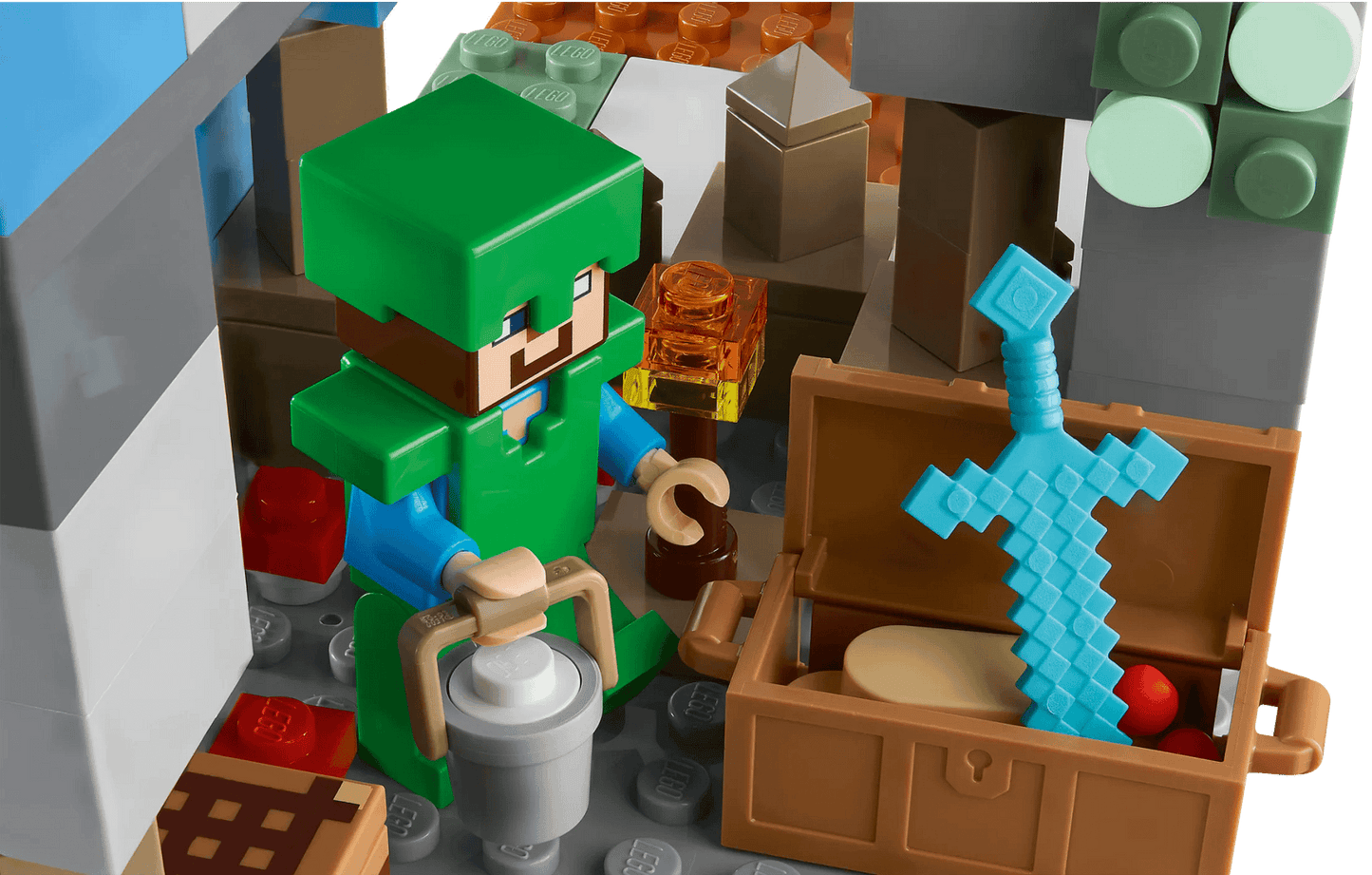 LEGO 21243 The Frozen Peaks - Minecraft