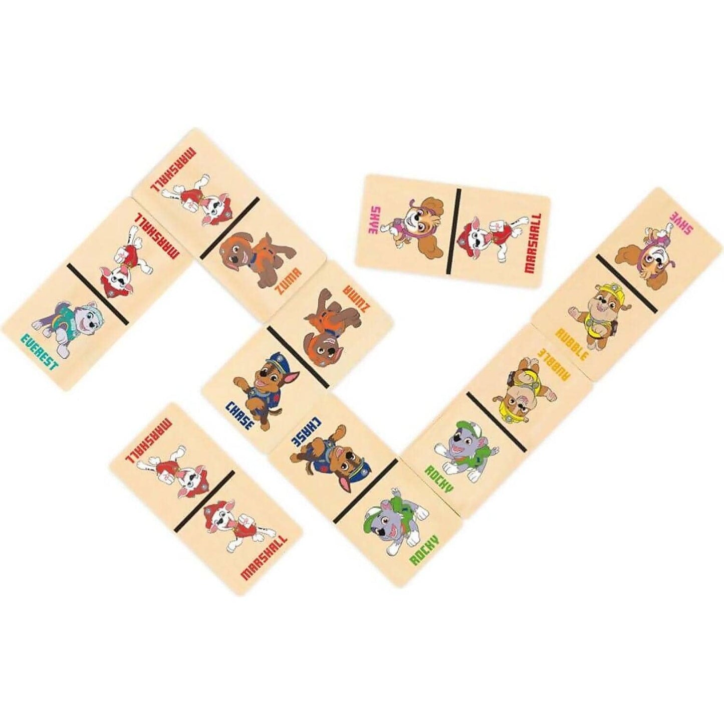 Paw Patrol - Wooden Dominoes - Jasnor
